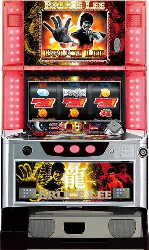 パチスロ　ブルース・リーの実機画像