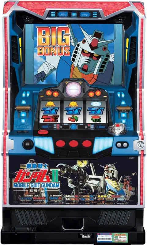 パチスロ「機動戦士ガンダムＩＩ～哀・戦士編～」の実機画像
