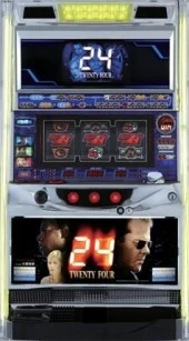 パチスロ２４‐ＴＷＥＮＴＹ　ＦＯＵＲ‐の実機画像