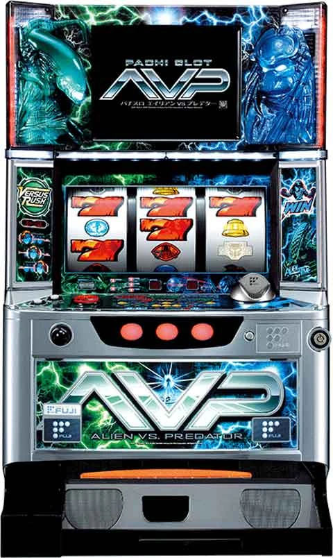 パチスロ　エイリアンＶＳプレデターの実機画像
