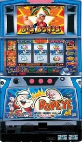 パチスロ　ポパイブリッドの実機画像