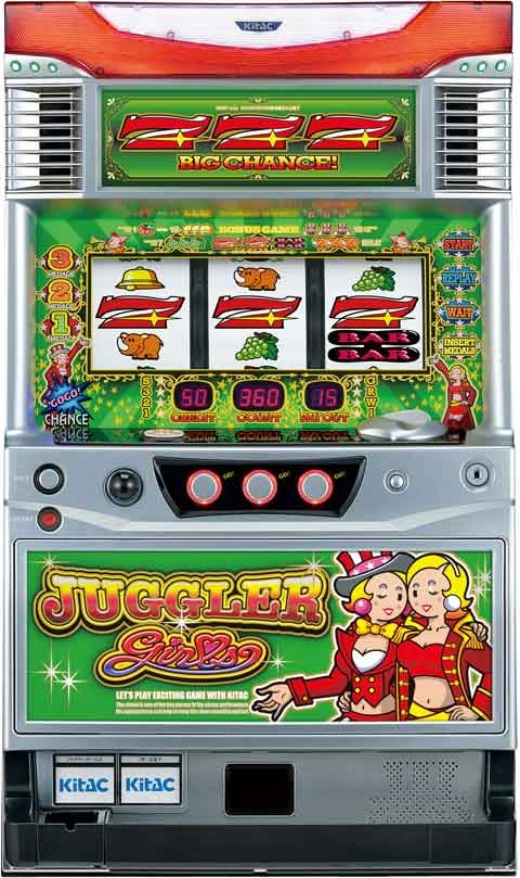 ジャグラーガールズ「２０１３年」の実機画像