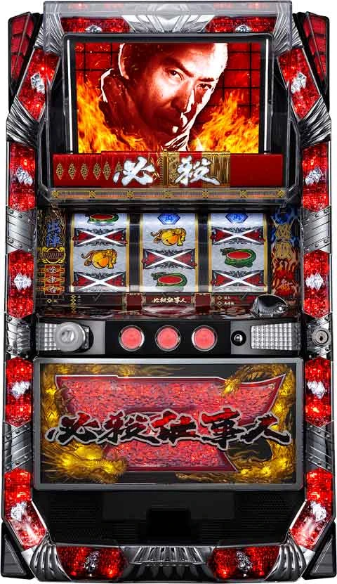 ぱちスロ　必殺仕事人の実機画像