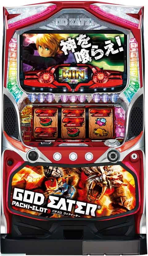 パチスロ　ゴッドイーターの実機画像