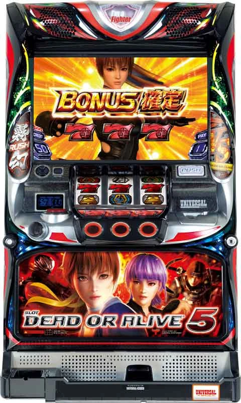 ＳＬＯＴデッド　オア　アライブ５の実機画像