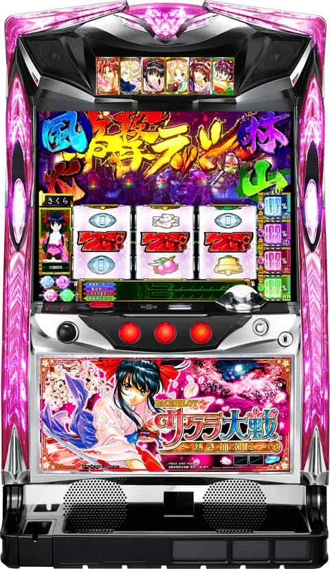 パチスロサクラ大戦～熱き血潮に～の実機画像