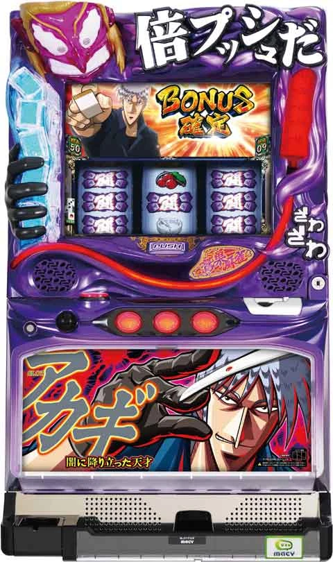 ＳＬＯＴアカギ～闇に降り立った天才～の実機画像