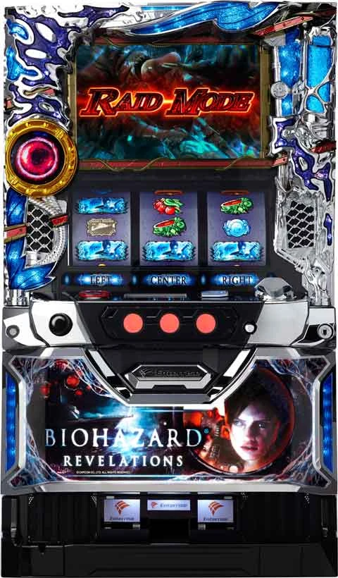 パチスロ　バイオハザード　リベレーションズの実機画像