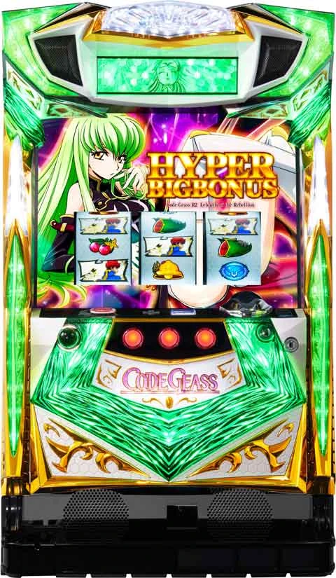 パチスロコードギアス　反逆のルルーシュＲ２　Ｃ．Ｃ．ｖｅｒ．の実機画像