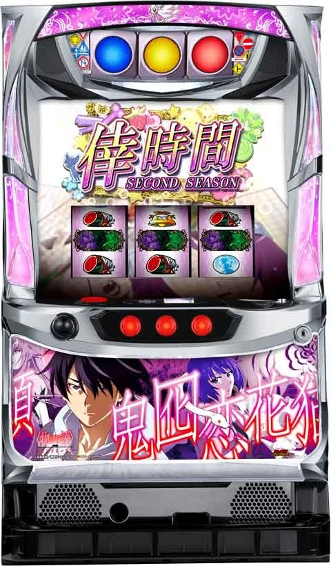 パチスロ〈物語〉シリーズ　セカンドシーズンの実機画像