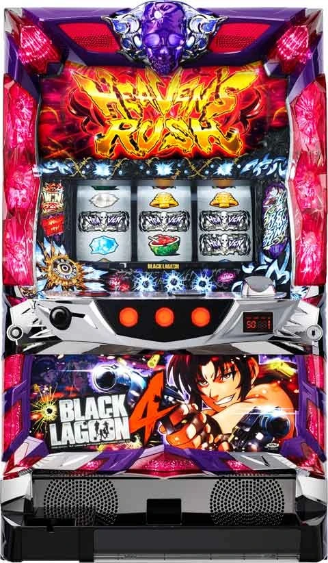 パチスロ　ＢＬＡＣＫ　ＬＡＧＯＯＮ４の実機画像