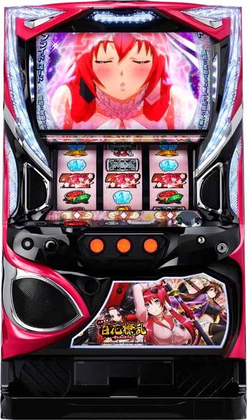 パチスロ　百花繚乱　サムライガールズの実機画像