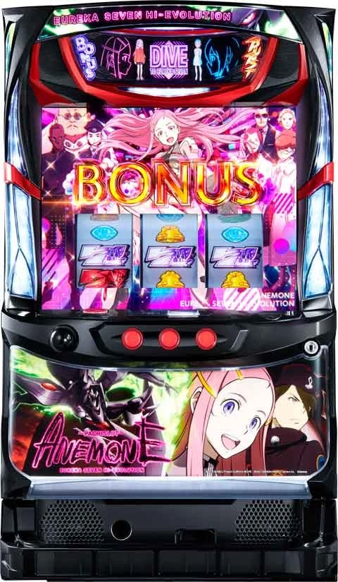 パチスロＡＮＥＭＯＮＥ　交響詩篇エウレカセブン　ＨＩ‐ＥＶＯＬＵＴＩＯＮの実機画像