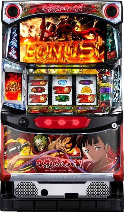 パチスロ甲鉄城のカバネリの実機画像