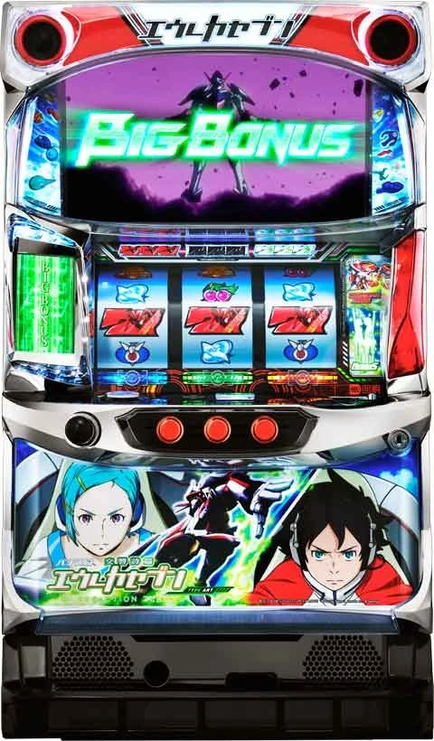 パチスロ交響詩篇エウレカセブンＨＩ‐ＥＶＯＬＵＴＩＯＮ　ＺＥＲＯ　ＴＹＰＥ‐ＡＲＴの実機画像