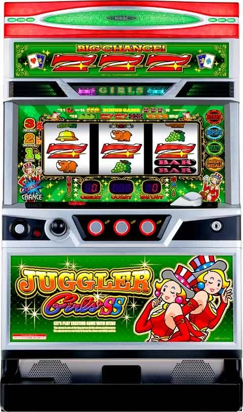 ジャグラーガールズＳＳの実機画像