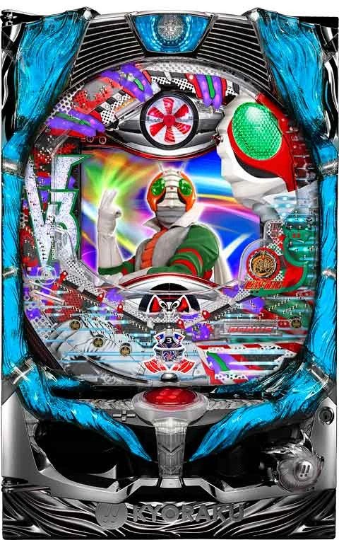 ＣＲぱちんこ仮面ライダーＶ３ Ｌｉｇｈｔ Ｖｅｒｓｉｏｎの実機画像