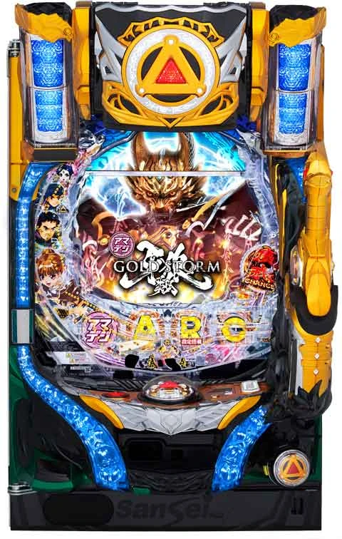 ＰＡ設定付牙狼ＧＯＬＤＳＴＯＲＭ翔ＲＨの実機画像