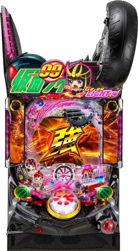 ぱちんこ 仮面ライダー ＧＯ‐ＯＮ ＬＩＧＨＴの実機画像