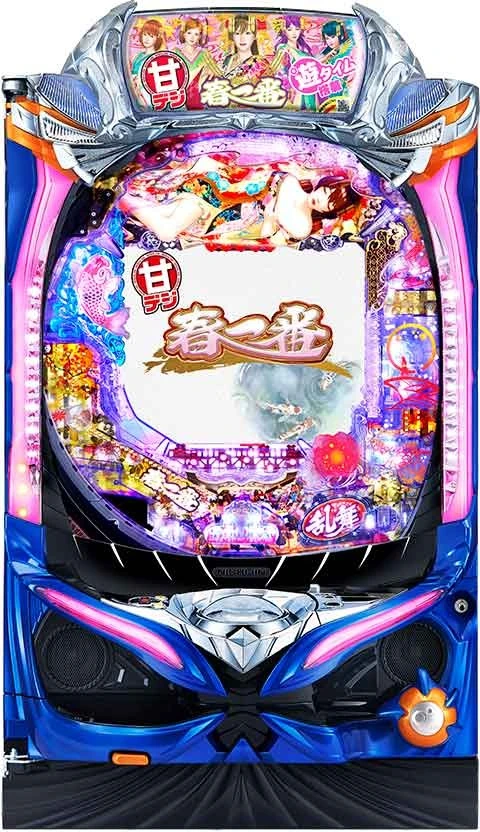 Ｐ春一番～恋絵巻～ 甘デジの実機画像