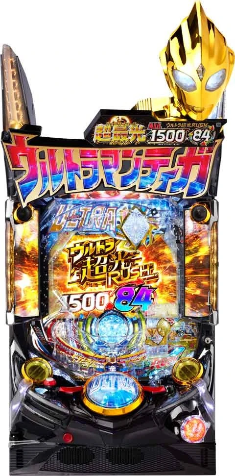 ぱちんこ ウルトラマンティガ １５００×８４の実機画像
