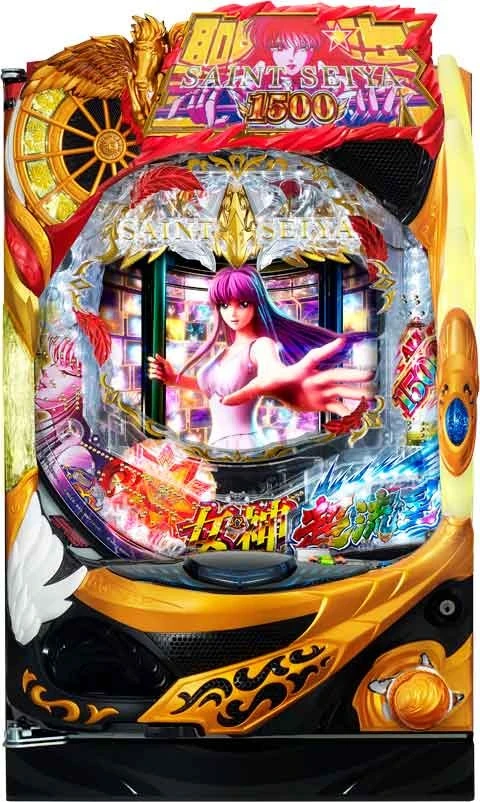 Ｐ聖闘士星矢 超流星 女神ゴールドｖｅｒ．１５００の実機画像