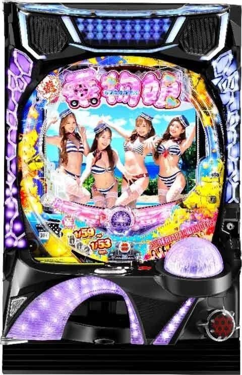 ＰＡぱちんこ乗物娘 ｗｉｔｈ ＣＹＢＥＲＪＡＰＡＮＤＡＮＣＥＲＳ ２ｎｄ ｓｅａｓｏｎ ５９ｖｅｒ．「ＰＢ機」の実機画像